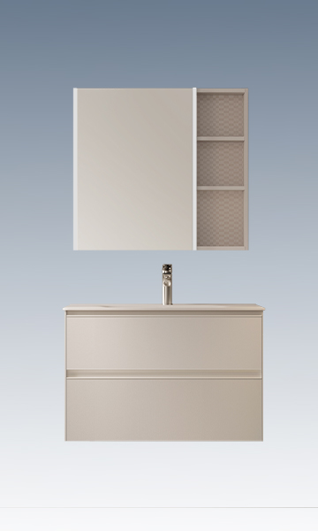 BC6550S-080H2 羽晶石款 生態實木浴室柜